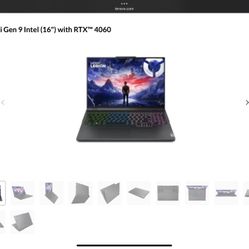 Legion Pro 5i Gen i9 Intel (16") with RTX™ 4060 Or Trade 