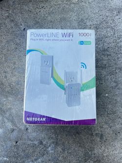NETGEAR PowerLINE WiFi Plug in WiFi, 1000 mbps - Brand New