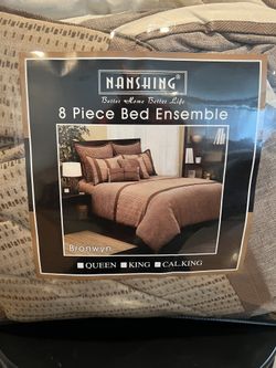 8 Piece Bed Ensemble Comforter