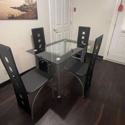 DINING CHAIRS in BLACK - TALL BACKS