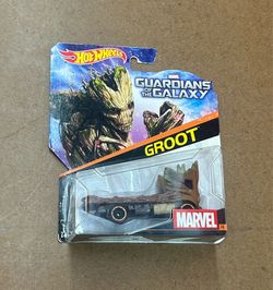 2014 Hot Wheels MARVEL Gaurdians of the Galaxy “GROOT” Diecast CHARACTER Vehicle 👀 (please read description)