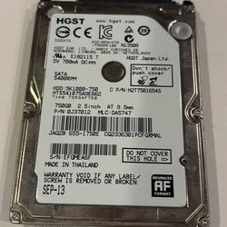 HGST Travelstar 5K1000 750GB 2.5-inch SATA Hard Drive