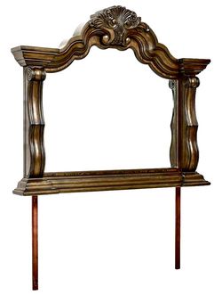 New Mirror Dark Solid Wood Maylee Collection Ashley Furniture Bedroom Beauty & Beast Disney Inspired