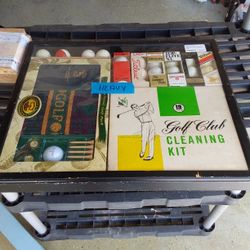 Vintage Golf Shadow Box