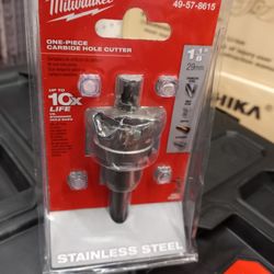 MILWAUKEE ONE - PIECE CARBIDE HOLE CUTTER