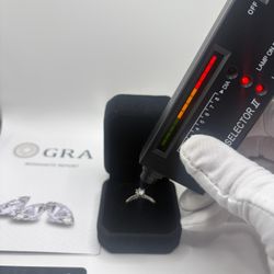 Adjustable Moissanite Ring  