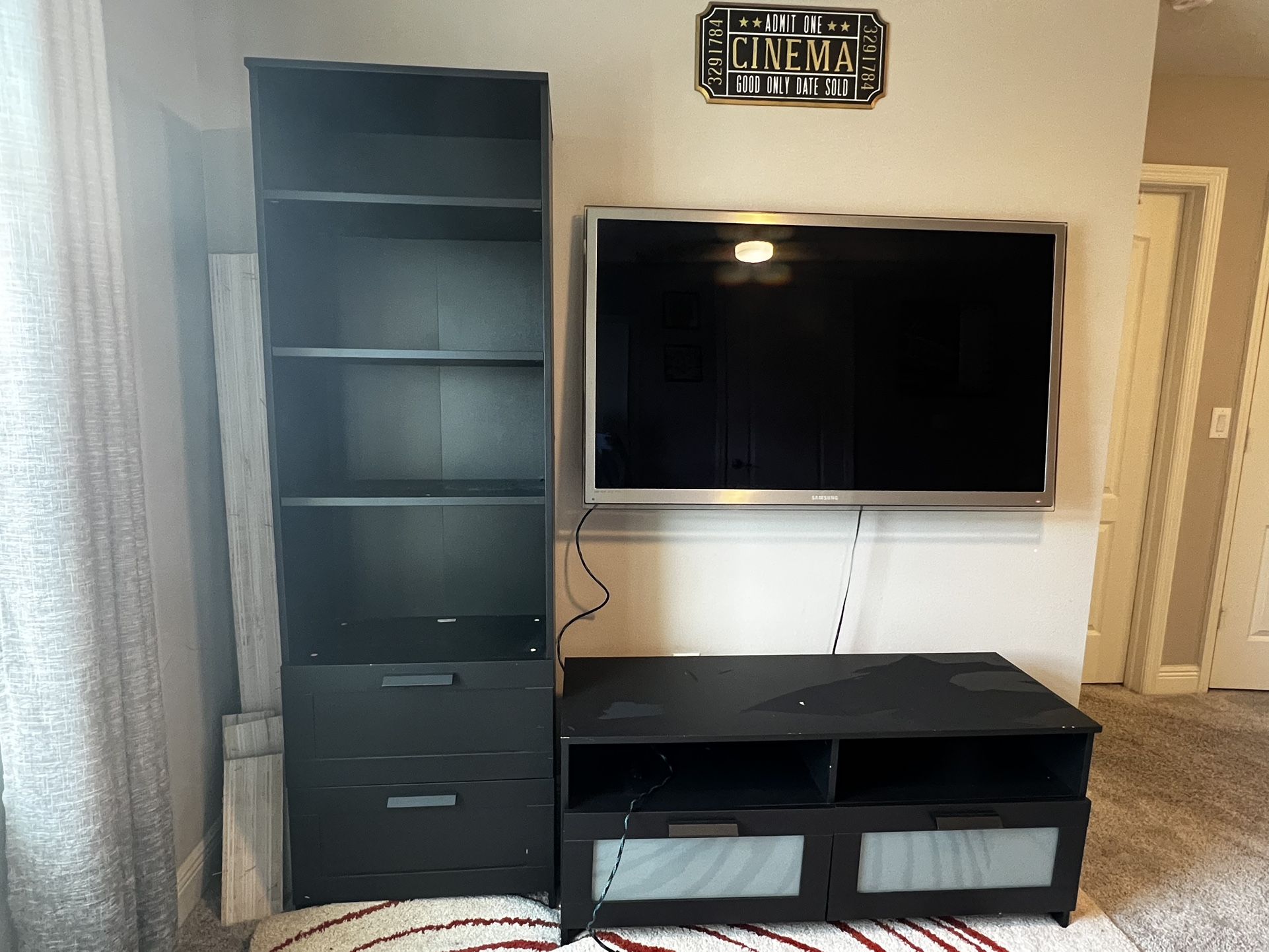 IKEA Bookshelf With Console