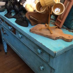 Antique Chest With Mirror