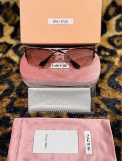 Miu Miu Rimless Sunglasses with Full Set