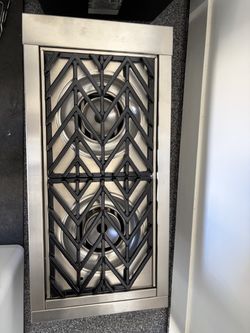 Viking outdoor double side burner cooktop