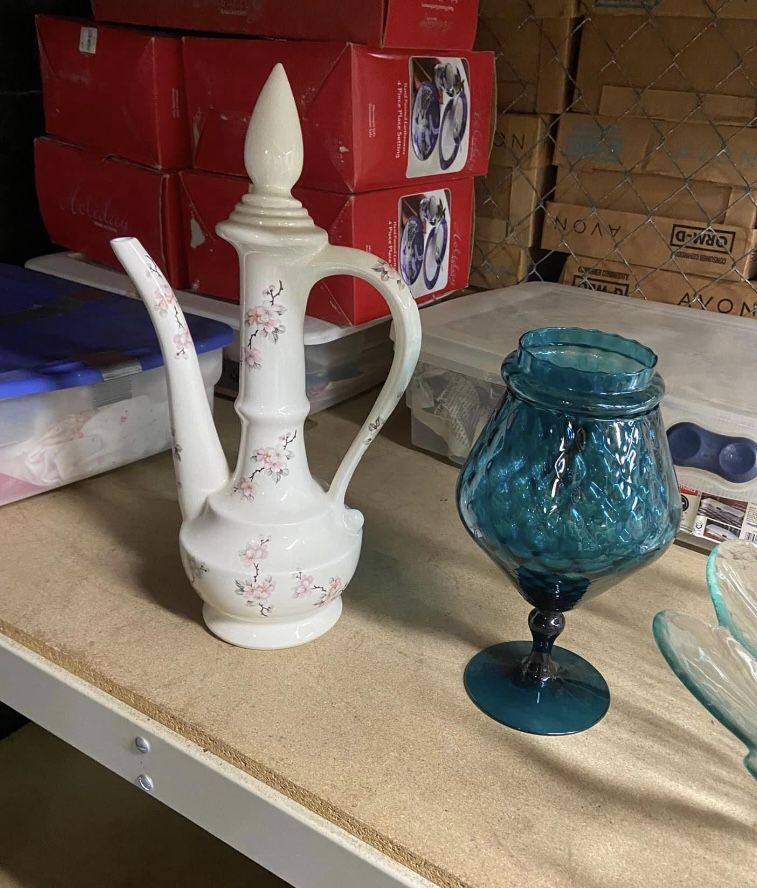 Misc. Decorative Items: Glass & Pottery  (Prices Below)