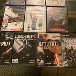 PS4(3)Movies(3) & PC Games (4)