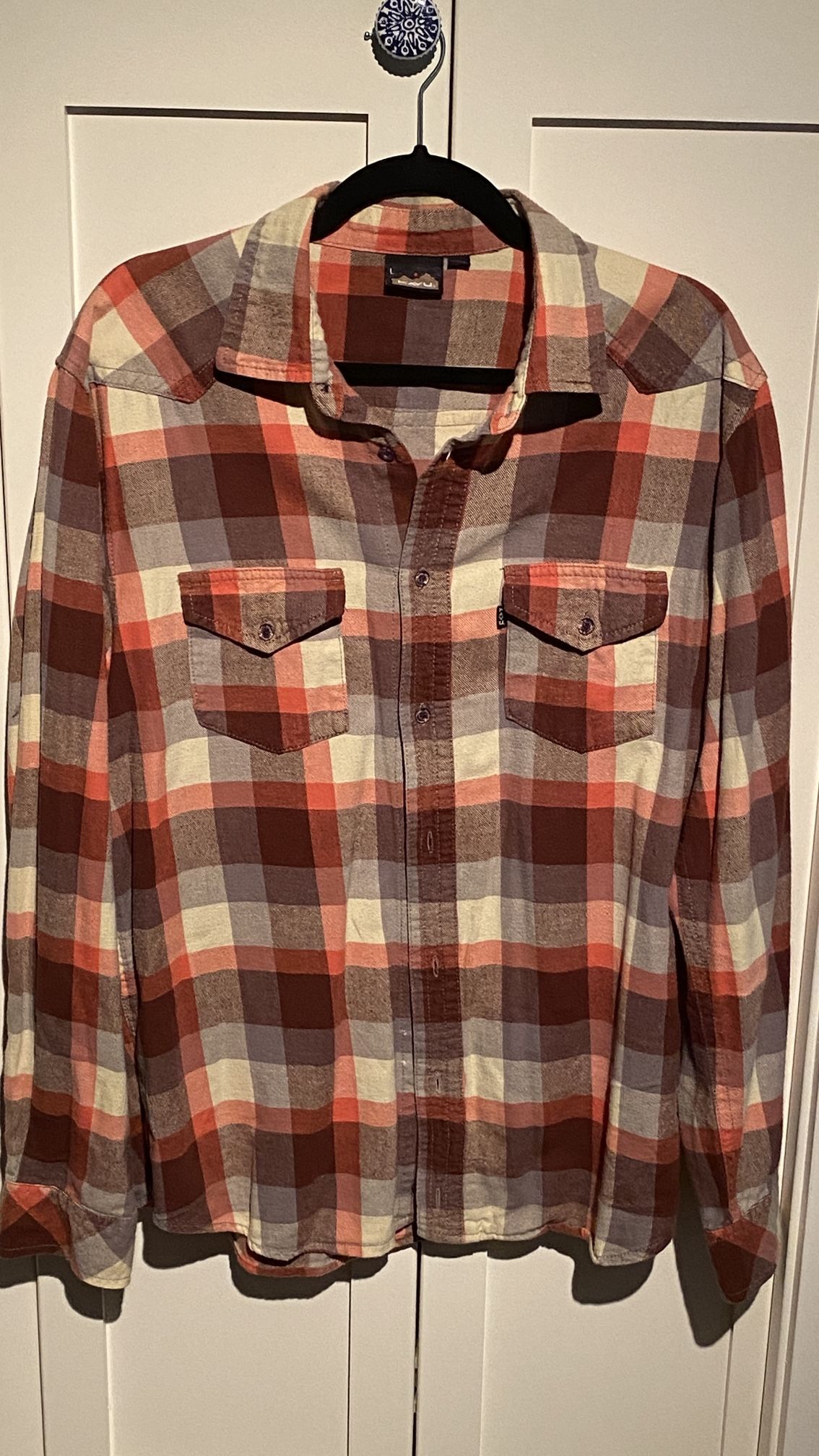 KAVU Man Plaid Shirt