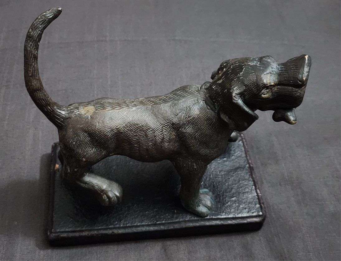 Dog Statue Labrador Dog Bronze Labrador Vintage Lab