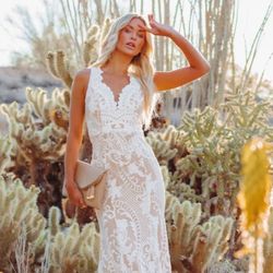 Boho Style Mermaid Dress Size L