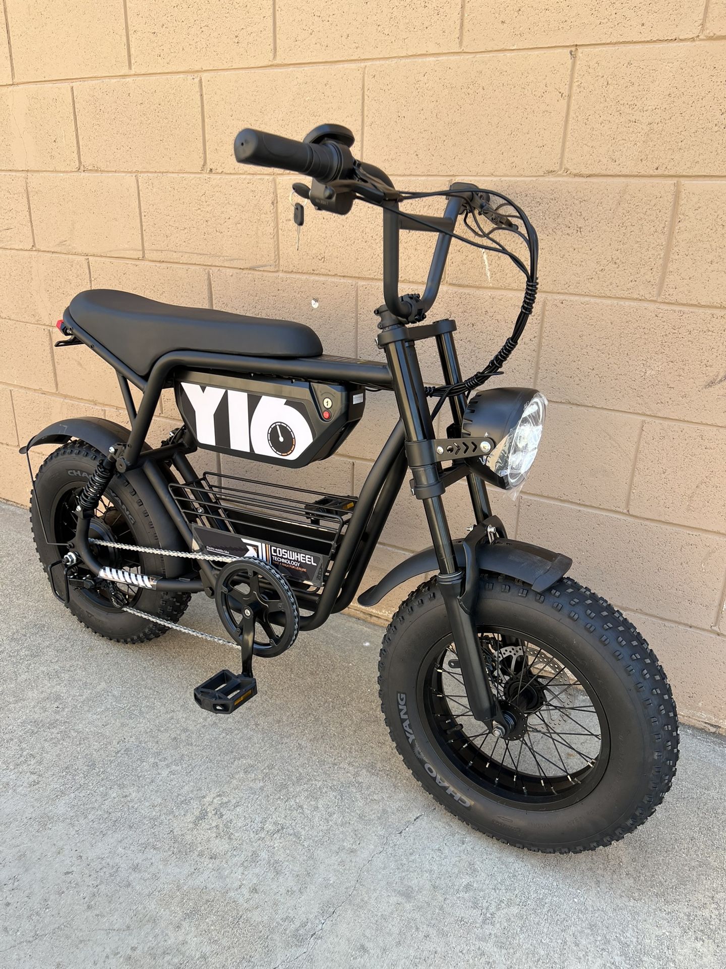 COSWHEEL Y16 1000W Peak Dual Suspension Fat Tire Electric Bike $888