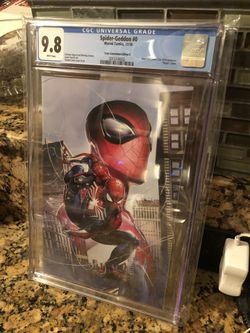 Spider-Geddon #0 9.8 NYCC Virgin Crain Variant Comic Book