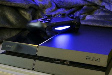 Playstation 4 with controller