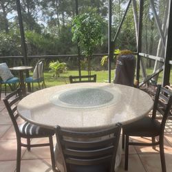 Granite Fire Pit Table 