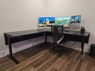 UPLIFT L-Shape Standing Desk Main 80" x 30" Return 48" x 27.5"