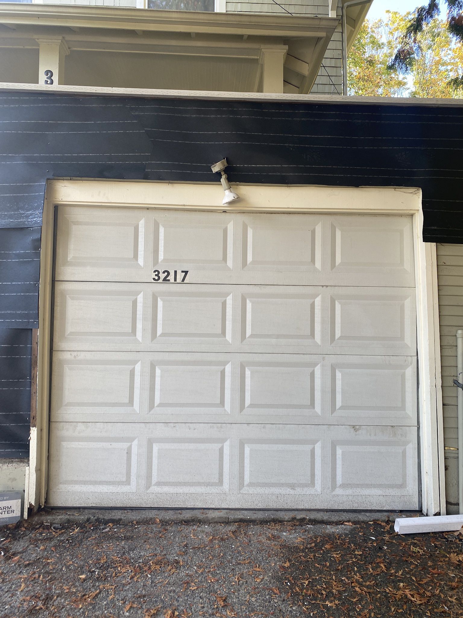 Working Garage Door With Motor ! 8ft Wide By 8 Feet Tall