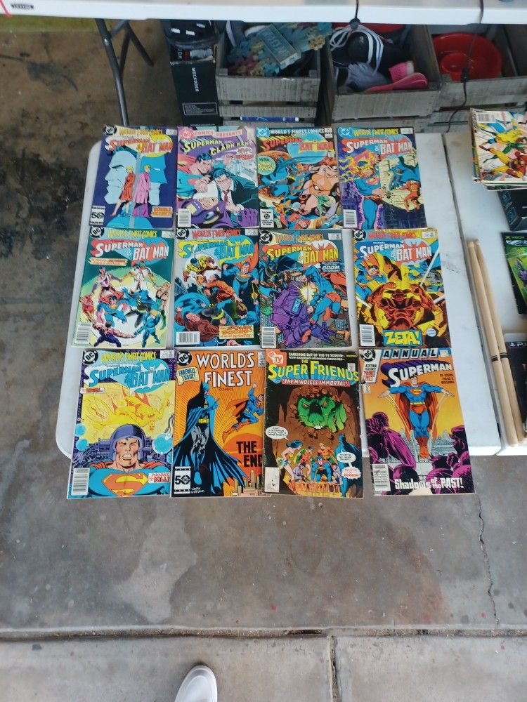 Superman Comic Books From 80s