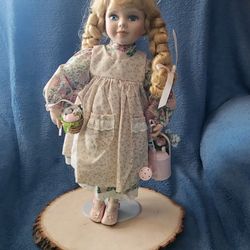 Vintage Porcelain Doll 