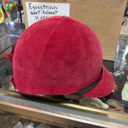 Equestrian Vintage Riding Helmet