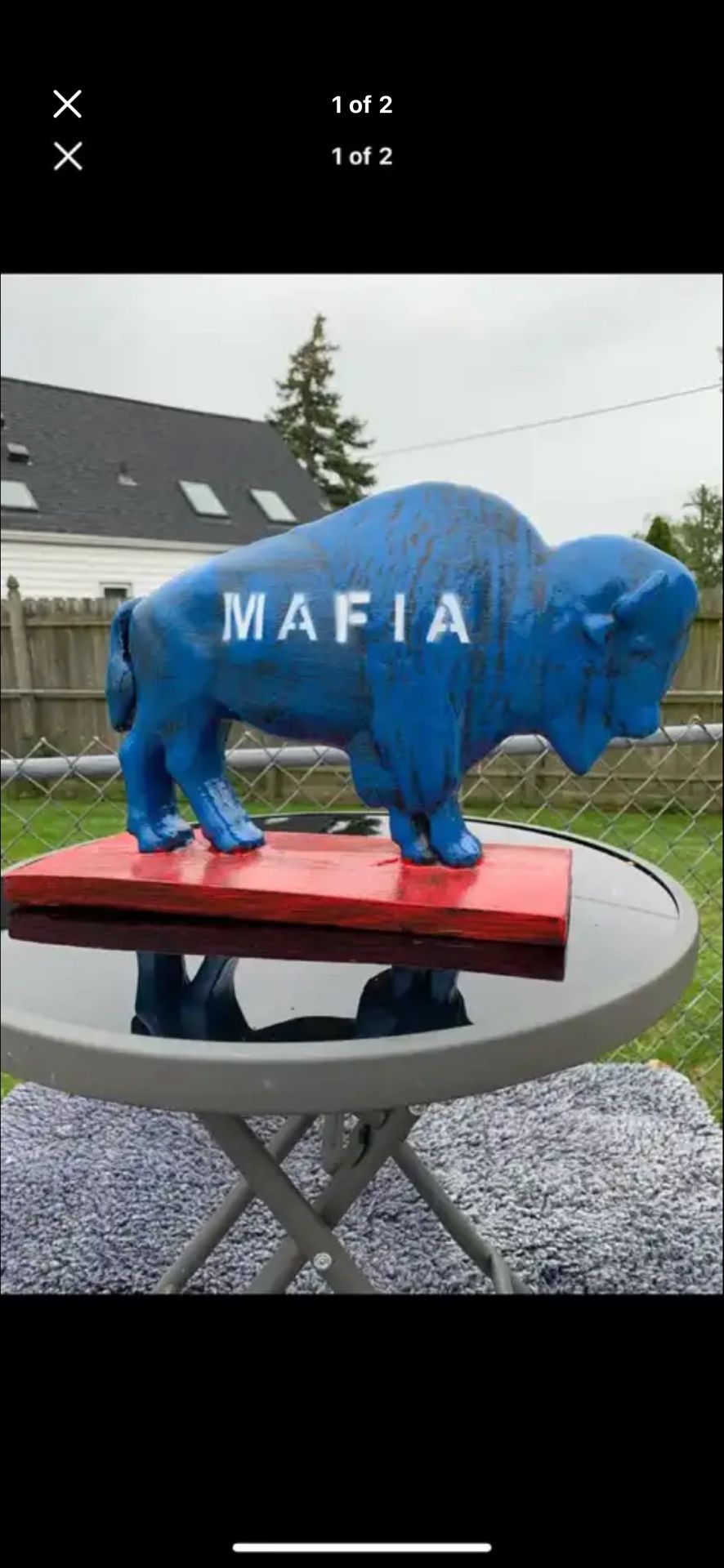 Bill’s Mafia Buffalo Statue