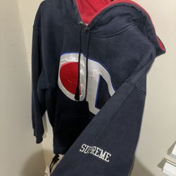 Champion x Supreme hoodie size L 