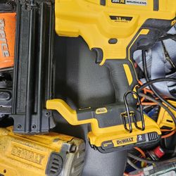 Two Dewalts  And One Peirce Nailguns 