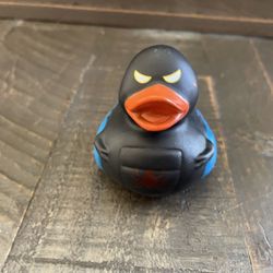 NEW - Halloween Squeaky Black/ Blue Duck 