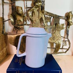 Vintage Mid Century Modern Ceramic Coffee Pot Retro Style Great collectible Decorative piece