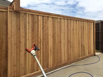 Fence Staining November Sale