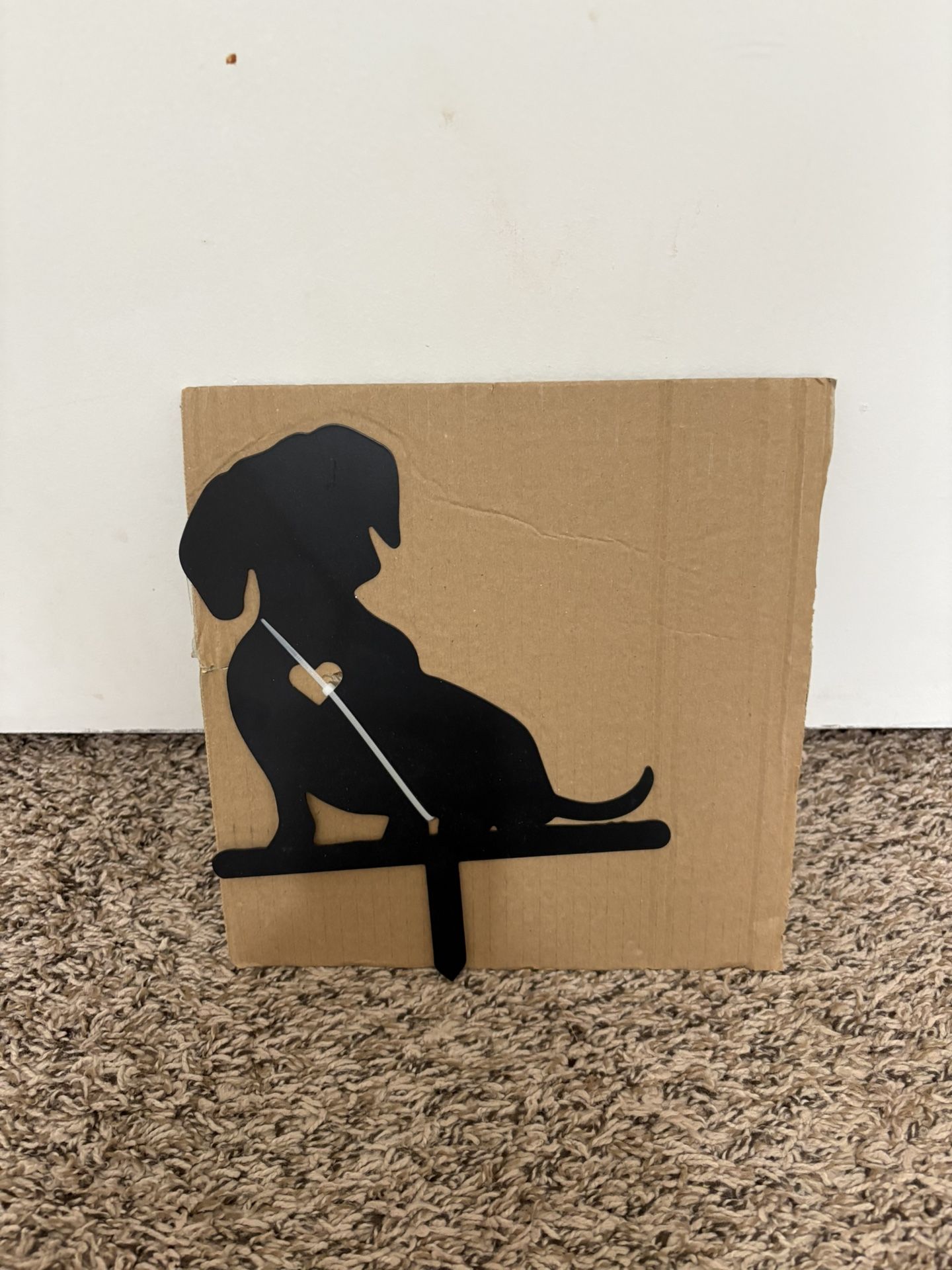 Metal Dog Sign
