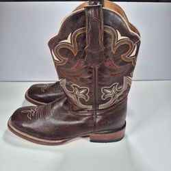 5 Star Ranch Western Cowboy Boots, Brown, men's 11. Very nice!