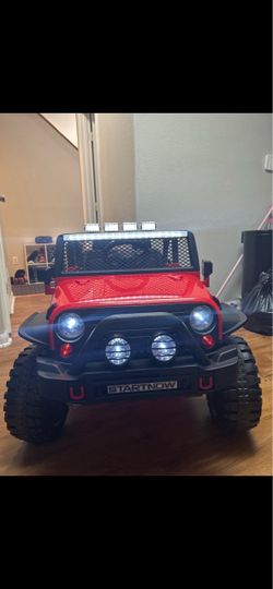 24V 2 Seater Kids Electric Ride-On Jeep