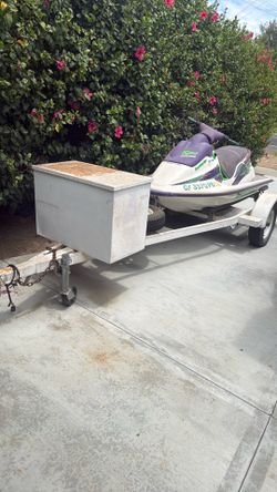 Jet ski trailer