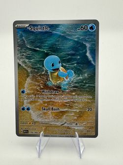 Squirtle 170/165 Pokémon Card 151 Illustration Rare