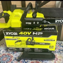 Ryobi 40 V HP Brushless 14" Battery Chainsaw TOOL ONLY