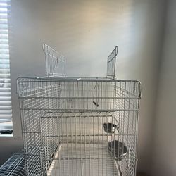 Bird Cage White Bought Several New Cages 