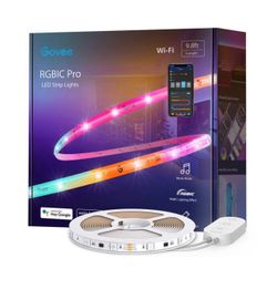 Govee RGBIC Pro 9.8' LED Strip Lights: Smartphone App Controlled Neon-Style Wall Decor