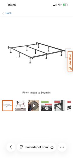 Free- metal bed frame / base king sized
