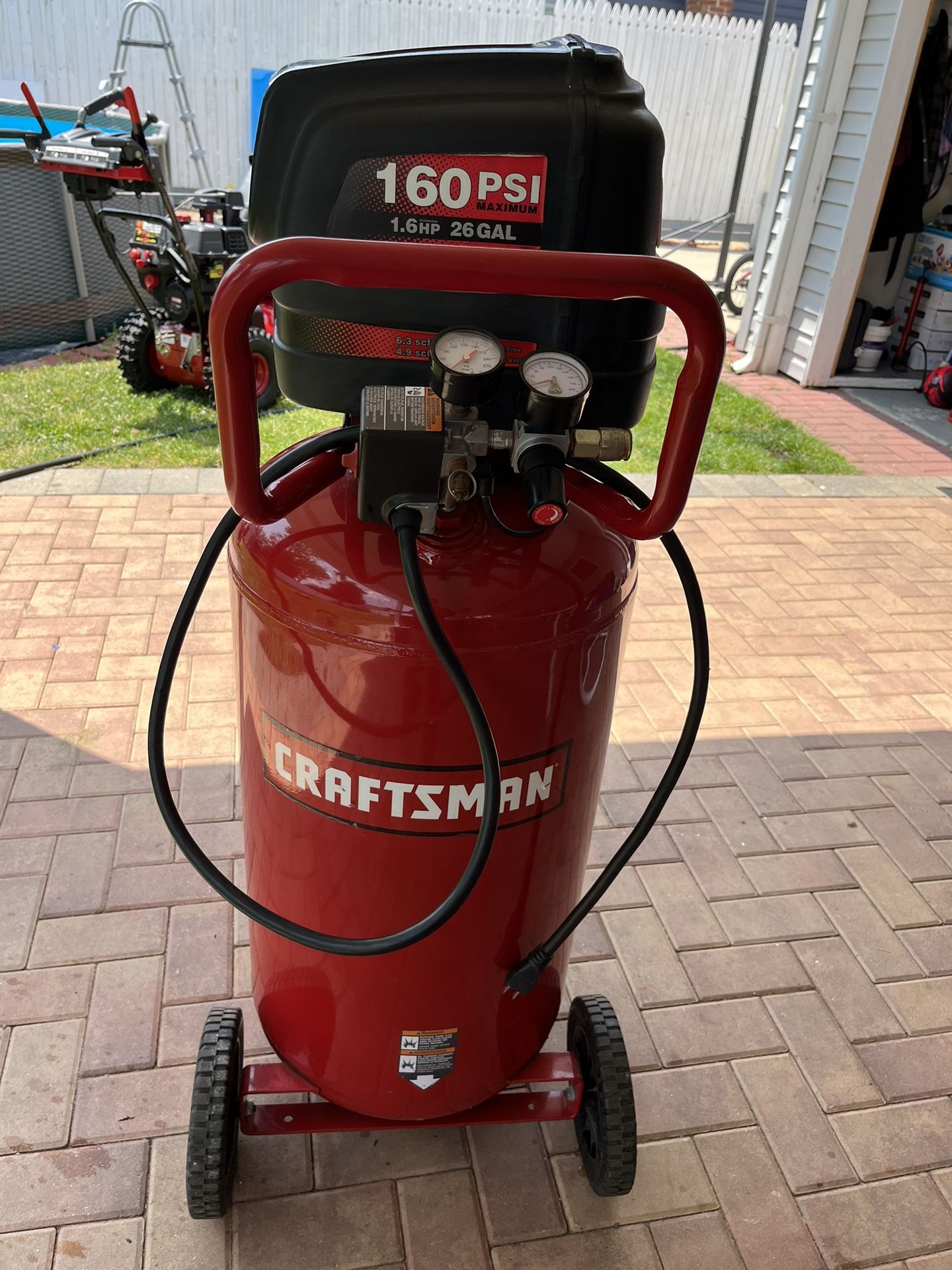 Craftsman 26 gallon 160 2024 psi air compressor