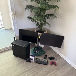 FULL PC + DUAL MONITOR SETUP - Streaming Ready / Gaming / Day Trading / Workstation - NZXT Build
