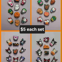 Hello Kitty Or Kuromi Halloween Charms 