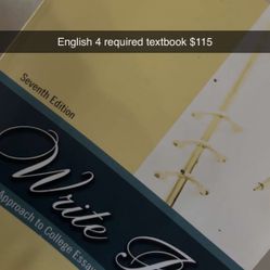 Write It Seventh Edition Textbook