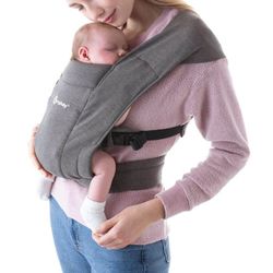Ergobaby Embrace Newborn Baby Carrier Heather Gray