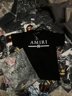 Amiri Black Logo T-Shirt with Tags
