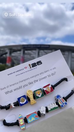 FIFA world cup charm bracelet